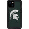 Michigan State University Spartans Logo iPhone 15 Plus Waterproof Case